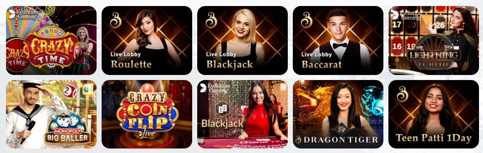 Jeux de casino en direct SPACE FORTUNA CASINO