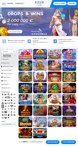 l'application et interface Space Fortuna Casino