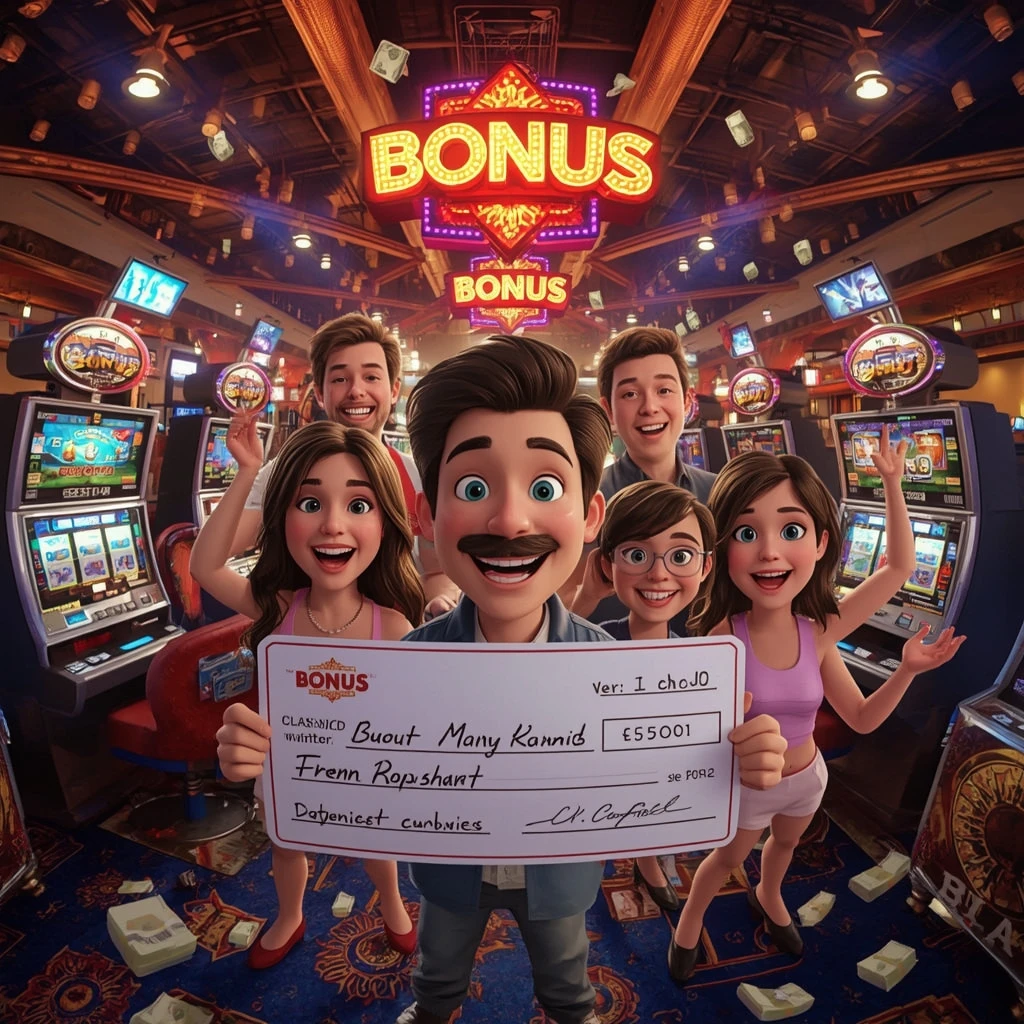 bonus dans les mains de l'homme au casino SPACE FORTUNA CASINO