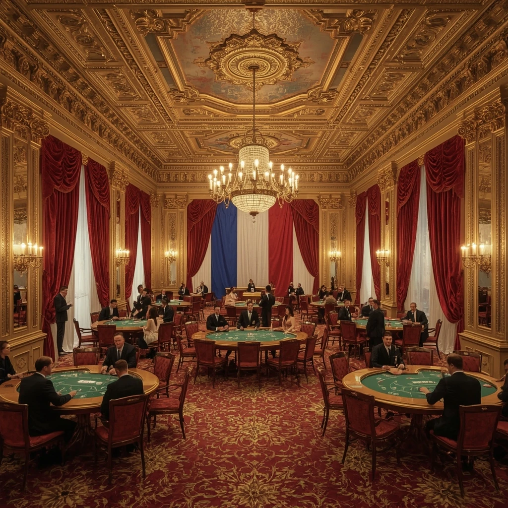 Le casino et le drapeau français SPACE FORTUNA CASINO